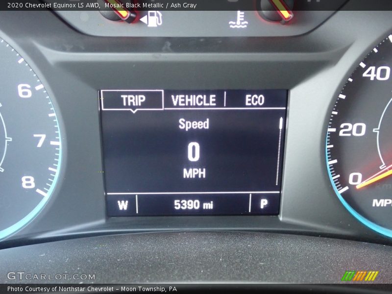 Mosaic Black Metallic / Ash Gray 2020 Chevrolet Equinox LS AWD