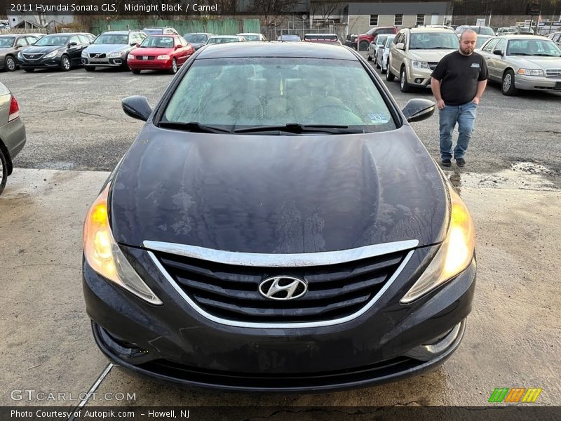 Midnight Black / Camel 2011 Hyundai Sonata GLS