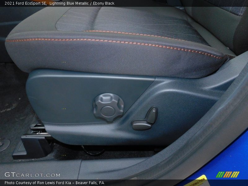 Lightning Blue Metallic / Ebony Black 2021 Ford EcoSport SE
