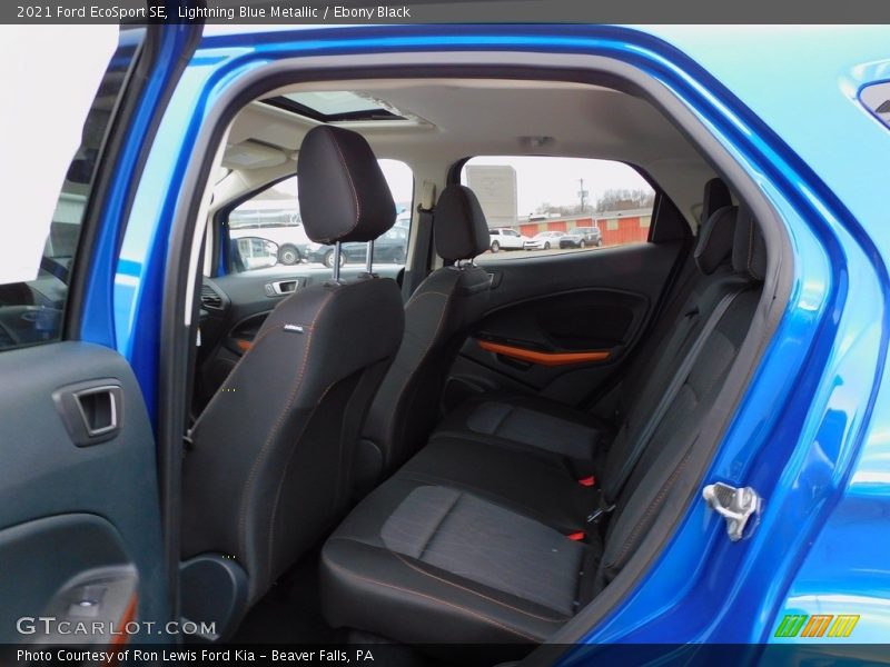 Lightning Blue Metallic / Ebony Black 2021 Ford EcoSport SE