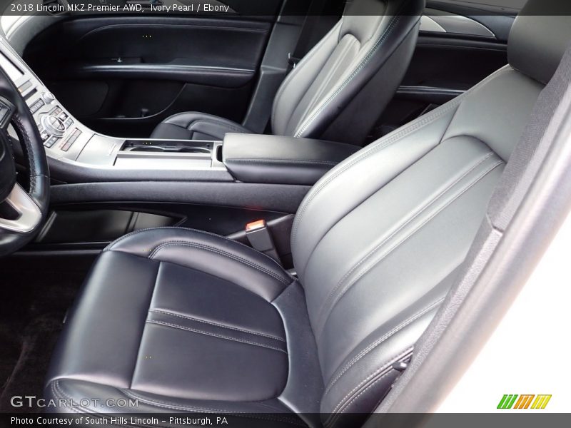 Ivory Pearl / Ebony 2018 Lincoln MKZ Premier AWD