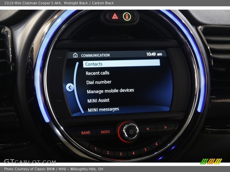 Midnight Black / Carbon Black 2019 Mini Clubman Cooper S All4