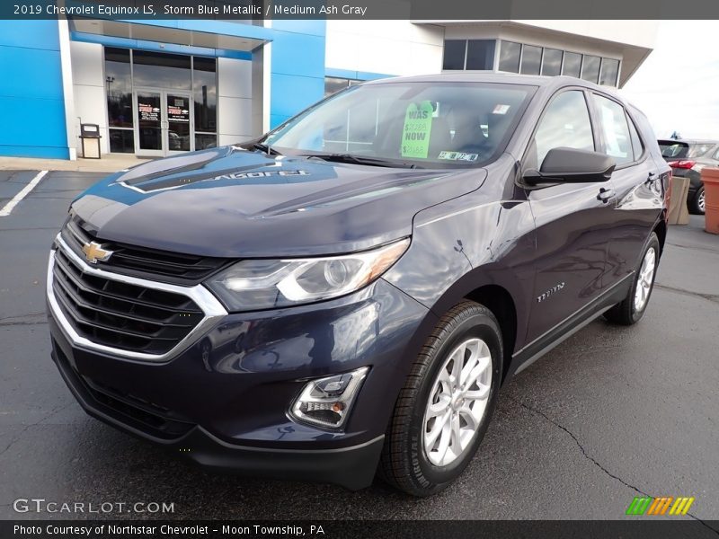 Storm Blue Metallic / Medium Ash Gray 2019 Chevrolet Equinox LS