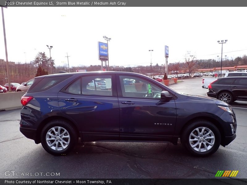 Storm Blue Metallic / Medium Ash Gray 2019 Chevrolet Equinox LS