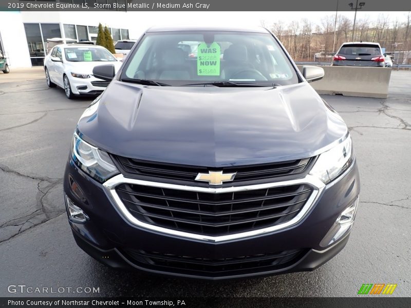 Storm Blue Metallic / Medium Ash Gray 2019 Chevrolet Equinox LS