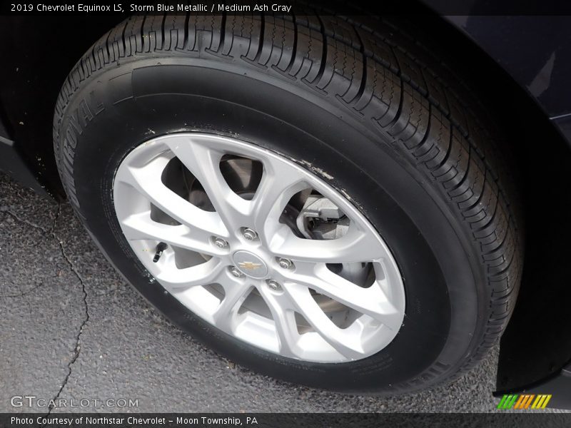 Storm Blue Metallic / Medium Ash Gray 2019 Chevrolet Equinox LS