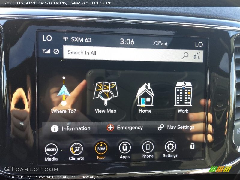 Velvet Red Pearl / Black 2021 Jeep Grand Cherokee Laredo