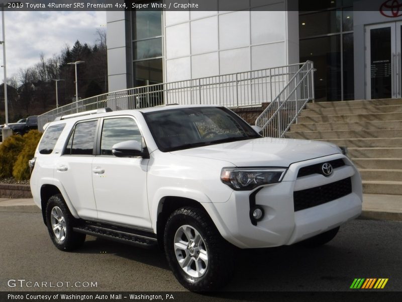 Super White / Graphite 2019 Toyota 4Runner SR5 Premium 4x4
