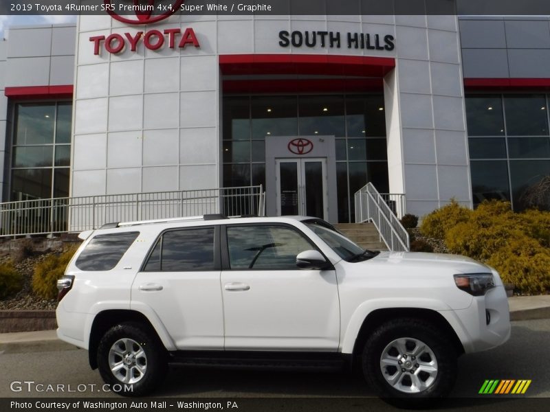 Super White / Graphite 2019 Toyota 4Runner SR5 Premium 4x4