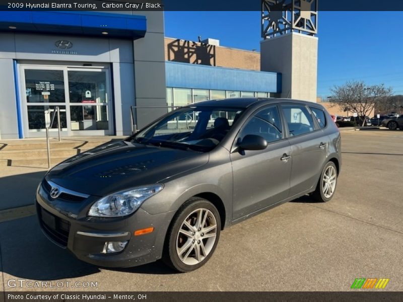 Carbon Gray / Black 2009 Hyundai Elantra Touring