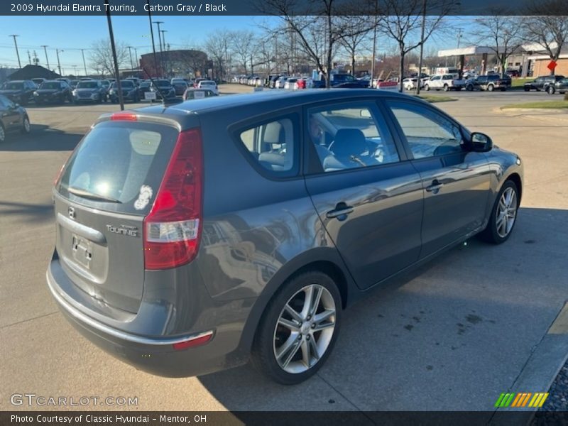 Carbon Gray / Black 2009 Hyundai Elantra Touring
