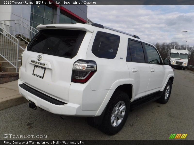 Super White / Graphite 2019 Toyota 4Runner SR5 Premium 4x4