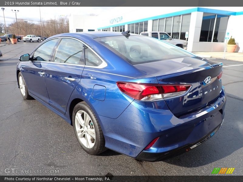 Blue / Gray 2019 Hyundai Sonata Limited