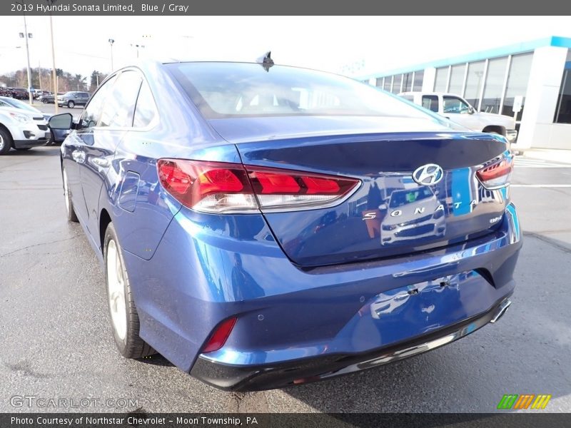 Blue / Gray 2019 Hyundai Sonata Limited