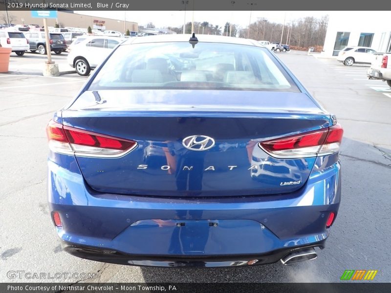 Blue / Gray 2019 Hyundai Sonata Limited