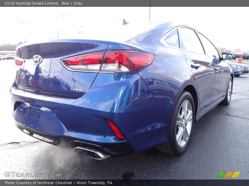 Blue / Gray 2019 Hyundai Sonata Limited