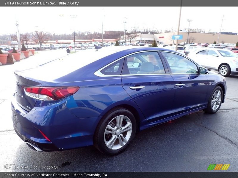 Blue / Gray 2019 Hyundai Sonata Limited