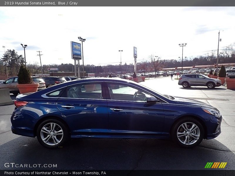 Blue / Gray 2019 Hyundai Sonata Limited