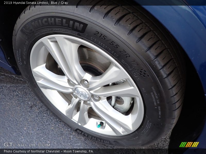 Blue / Gray 2019 Hyundai Sonata Limited