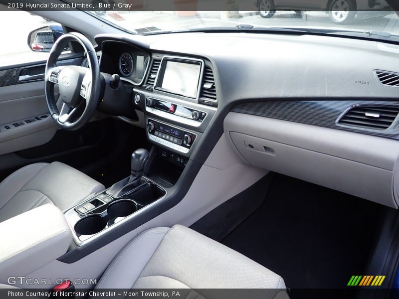 Blue / Gray 2019 Hyundai Sonata Limited