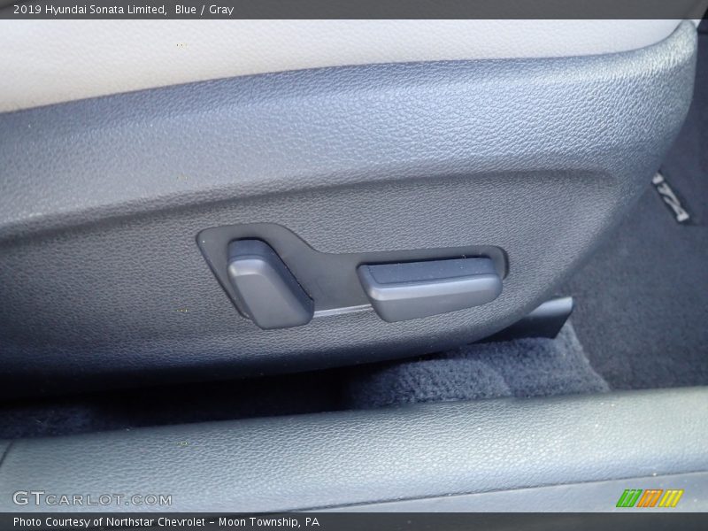 Blue / Gray 2019 Hyundai Sonata Limited