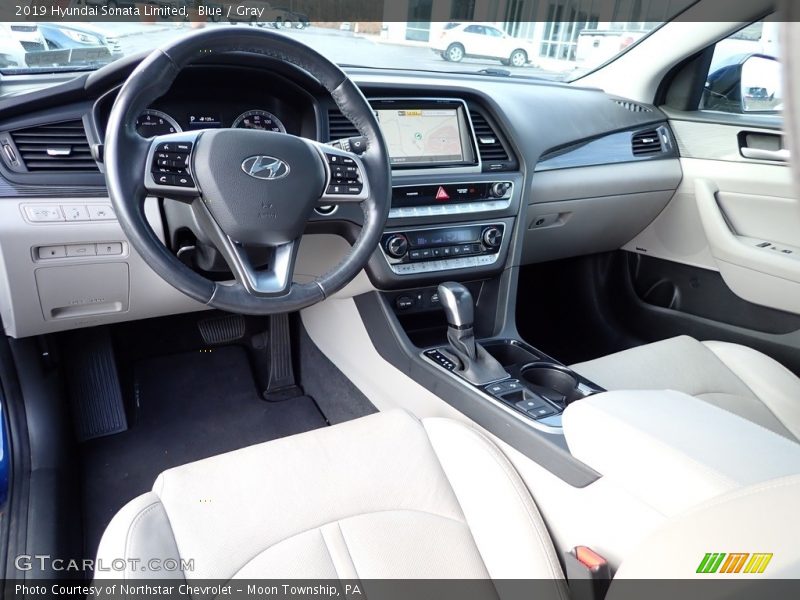 Blue / Gray 2019 Hyundai Sonata Limited