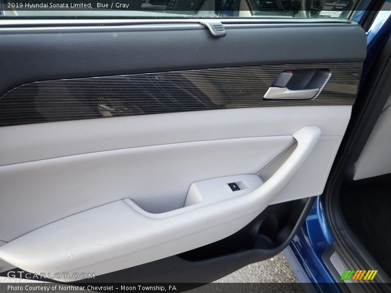 Blue / Gray 2019 Hyundai Sonata Limited