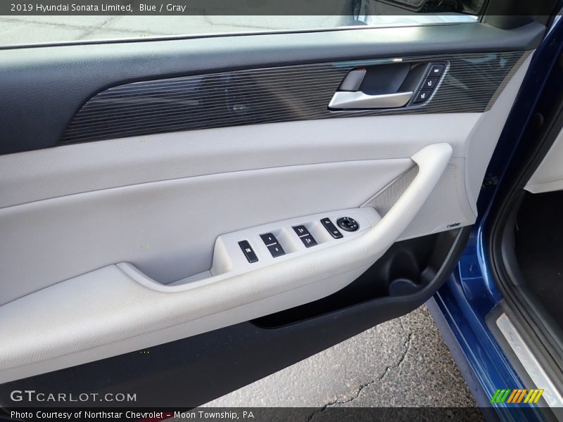 Blue / Gray 2019 Hyundai Sonata Limited