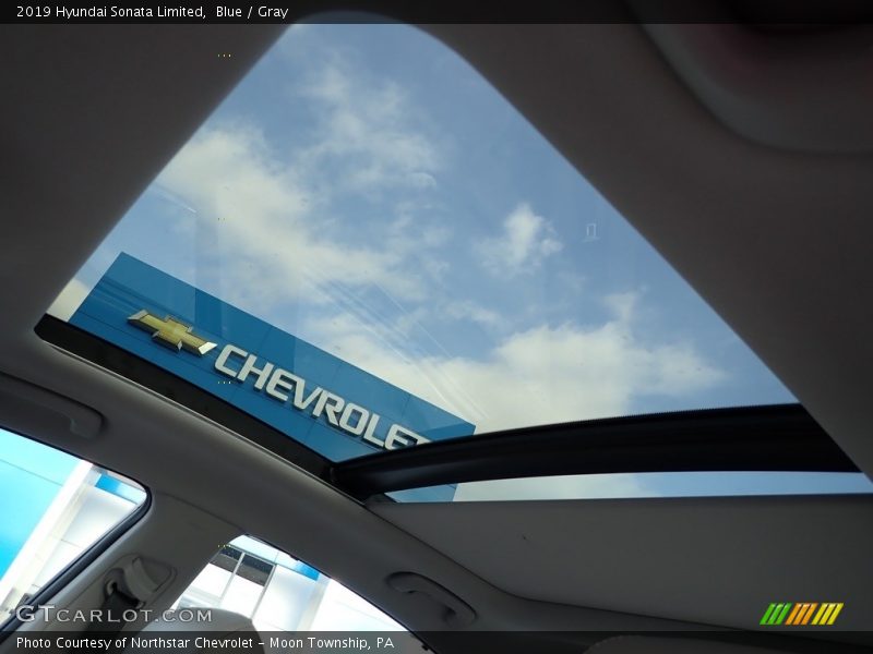 Blue / Gray 2019 Hyundai Sonata Limited