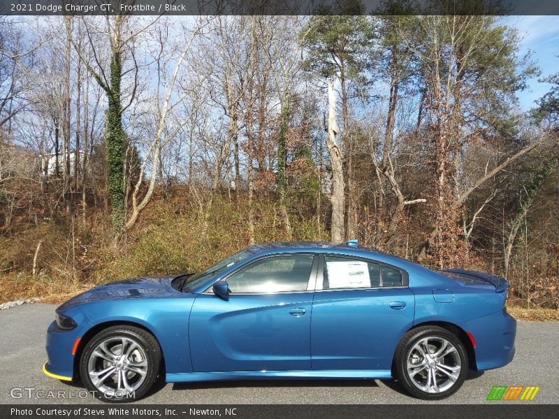 Frostbite / Black 2021 Dodge Charger GT