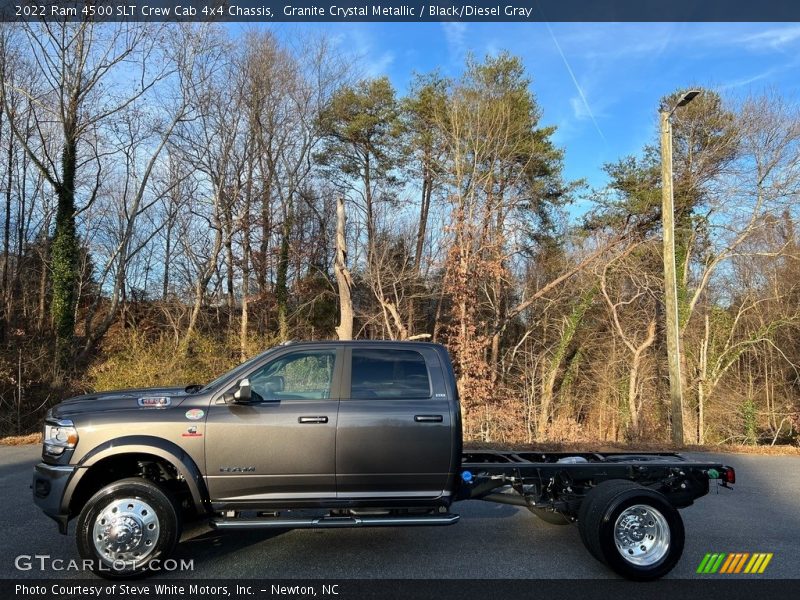 Granite Crystal Metallic / Black/Diesel Gray 2022 Ram 4500 SLT Crew Cab 4x4 Chassis