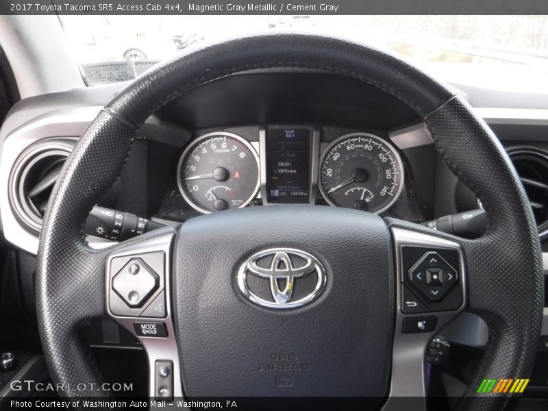 Magnetic Gray Metallic / Cement Gray 2017 Toyota Tacoma SR5 Access Cab 4x4
