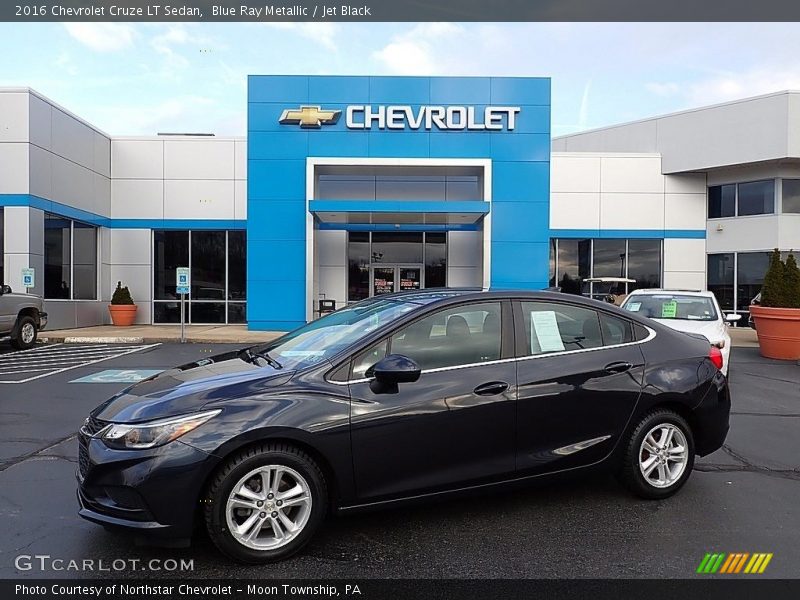 Blue Ray Metallic / Jet Black 2016 Chevrolet Cruze LT Sedan