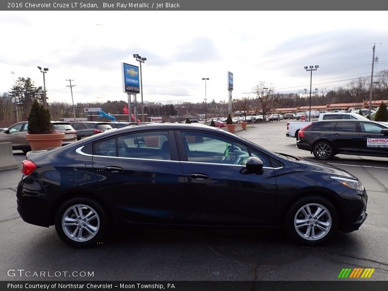 Blue Ray Metallic / Jet Black 2016 Chevrolet Cruze LT Sedan