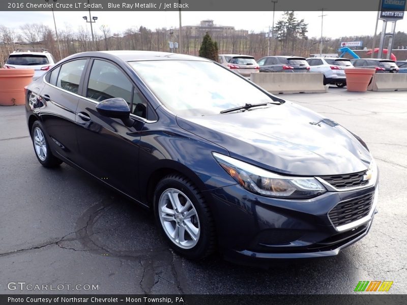 Blue Ray Metallic / Jet Black 2016 Chevrolet Cruze LT Sedan