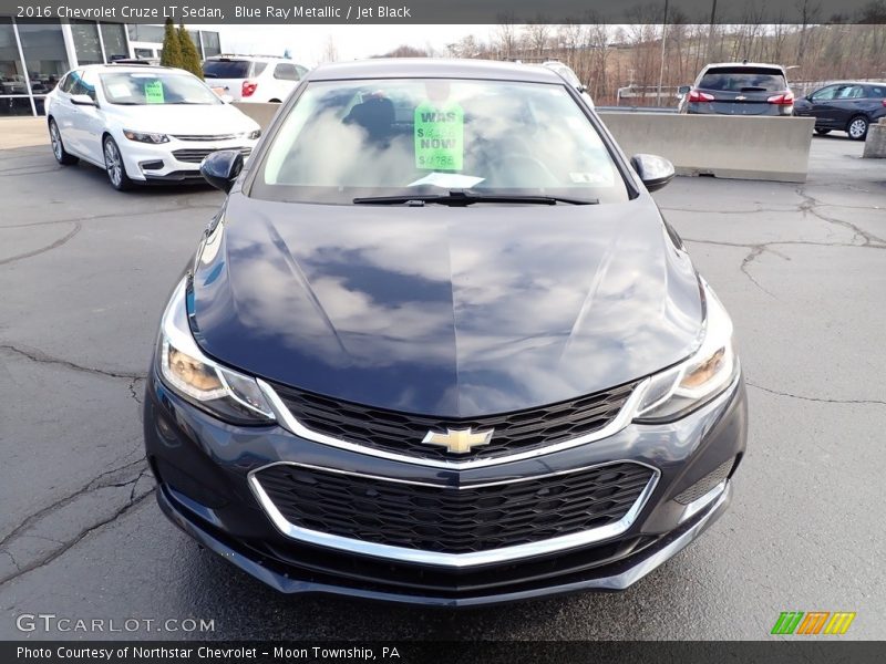 Blue Ray Metallic / Jet Black 2016 Chevrolet Cruze LT Sedan