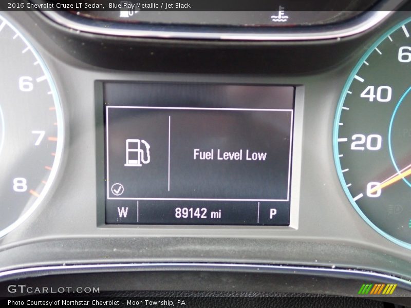 Blue Ray Metallic / Jet Black 2016 Chevrolet Cruze LT Sedan