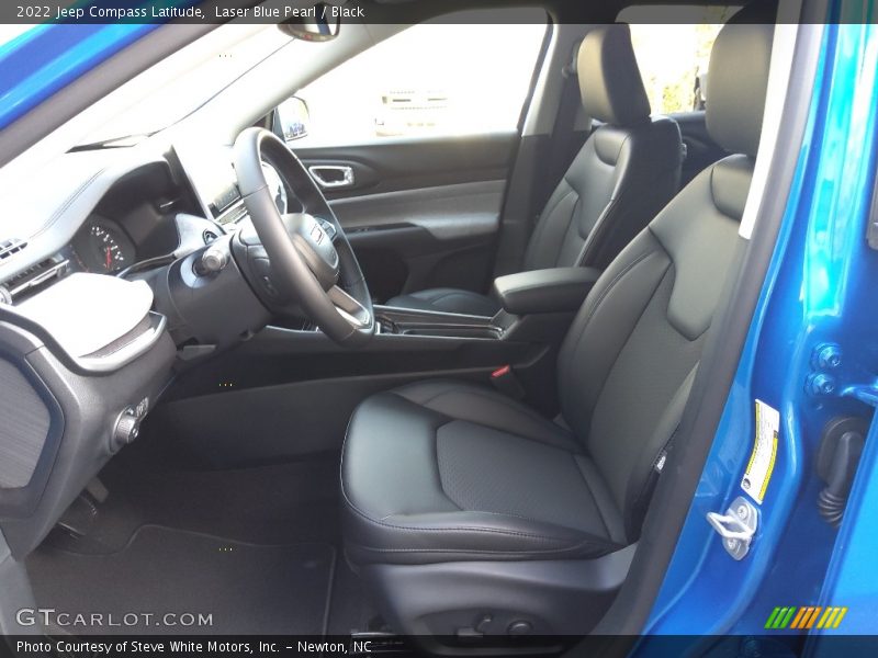 Laser Blue Pearl / Black 2022 Jeep Compass Latitude