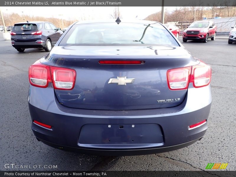 Atlantis Blue Metallic / Jet Black/Titanium 2014 Chevrolet Malibu LS