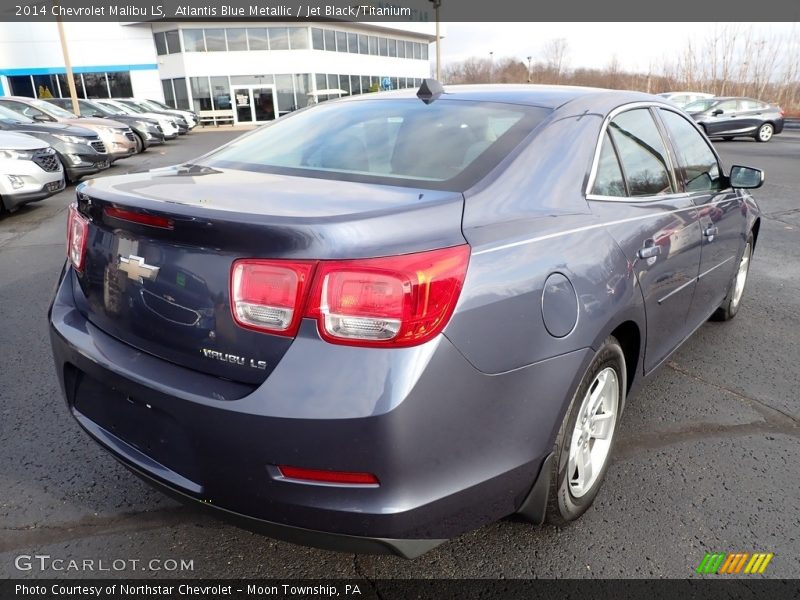 Atlantis Blue Metallic / Jet Black/Titanium 2014 Chevrolet Malibu LS
