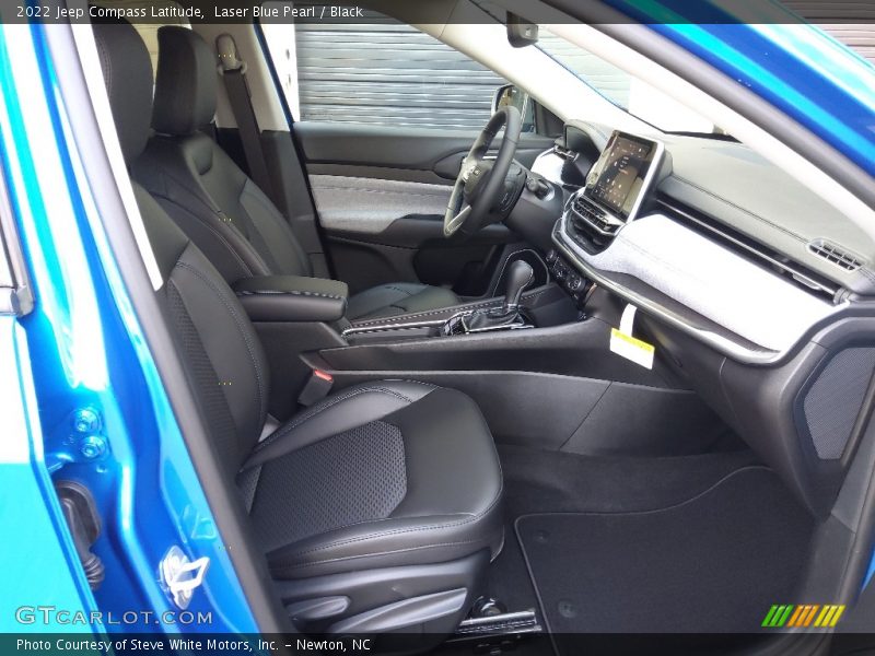 Laser Blue Pearl / Black 2022 Jeep Compass Latitude