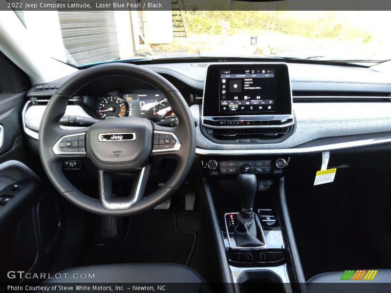Laser Blue Pearl / Black 2022 Jeep Compass Latitude