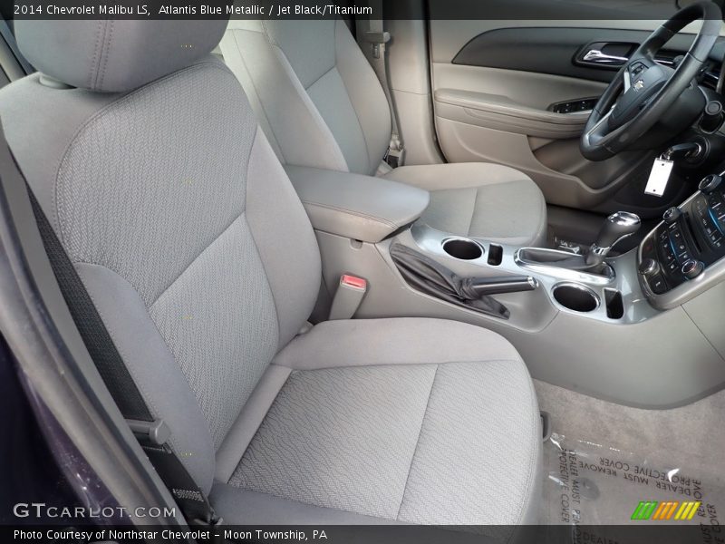Atlantis Blue Metallic / Jet Black/Titanium 2014 Chevrolet Malibu LS