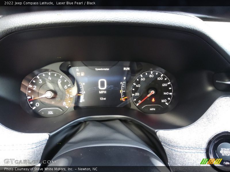 Laser Blue Pearl / Black 2022 Jeep Compass Latitude