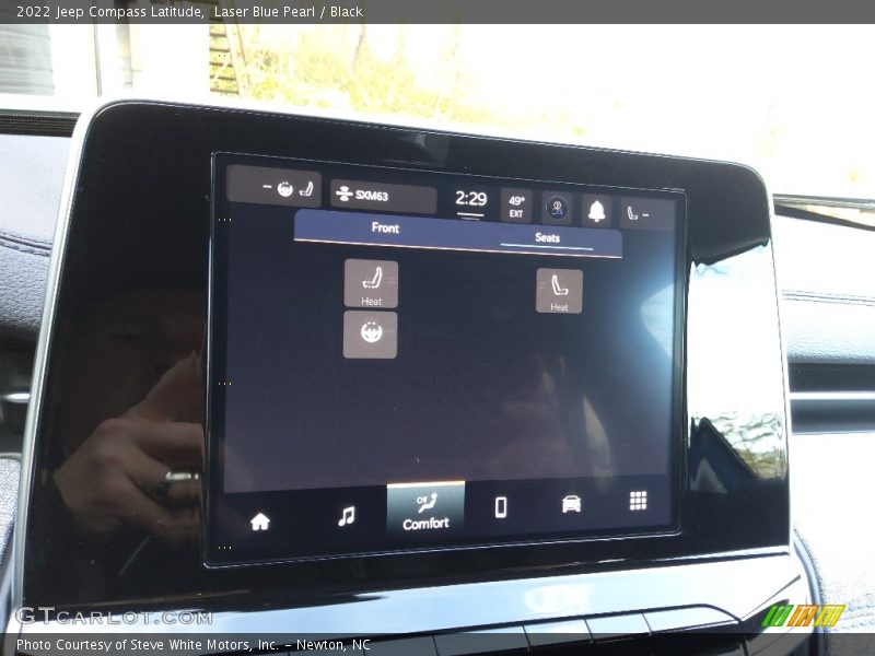 Laser Blue Pearl / Black 2022 Jeep Compass Latitude
