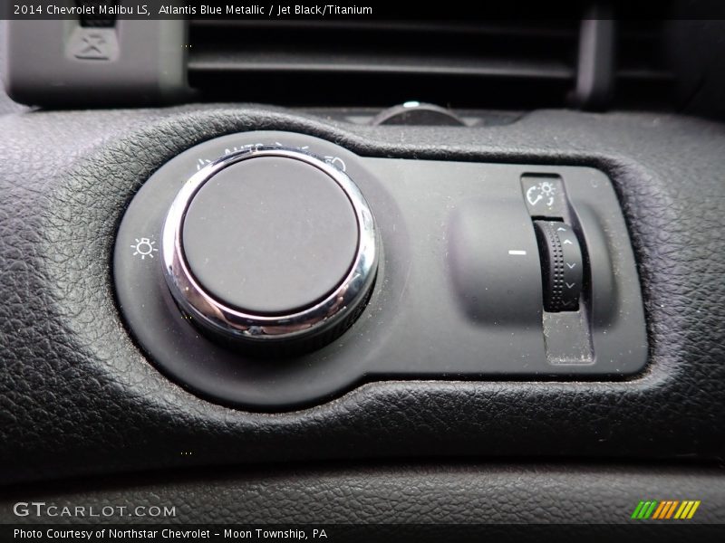 Atlantis Blue Metallic / Jet Black/Titanium 2014 Chevrolet Malibu LS