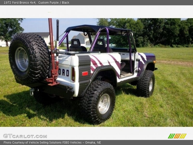 Custom Purple / Black 1972 Ford Bronco 4x4