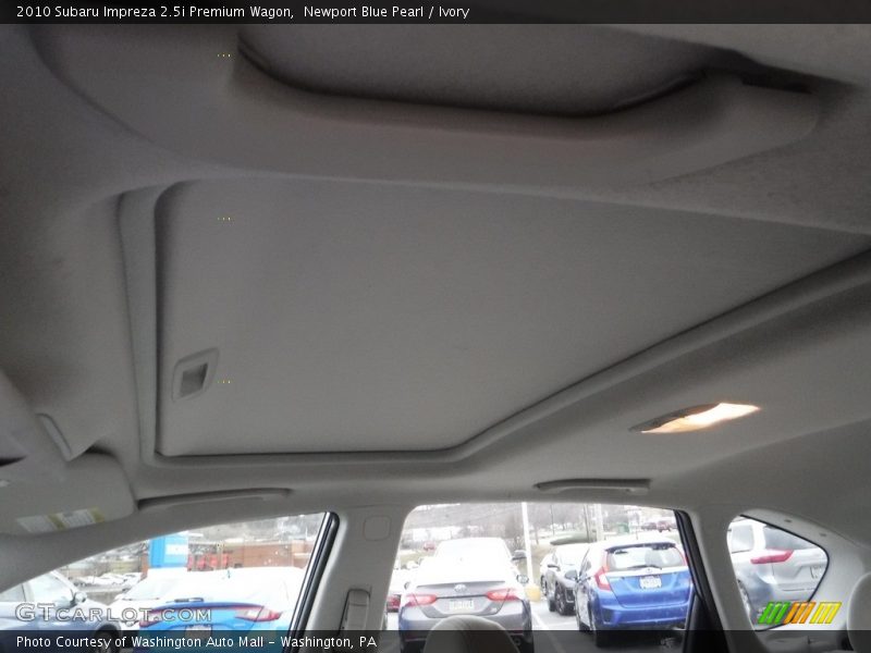 Newport Blue Pearl / Ivory 2010 Subaru Impreza 2.5i Premium Wagon