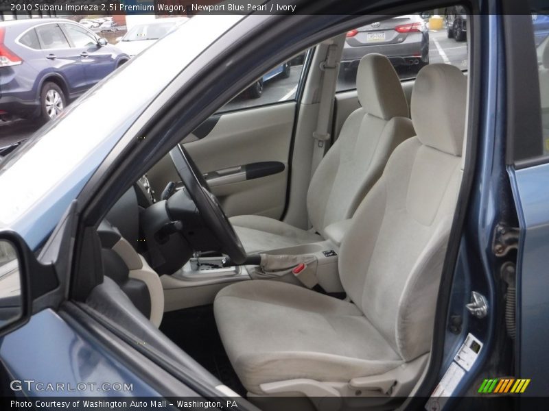 Newport Blue Pearl / Ivory 2010 Subaru Impreza 2.5i Premium Wagon