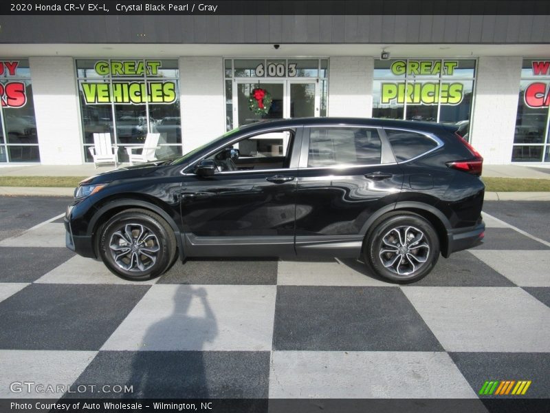 Crystal Black Pearl / Gray 2020 Honda CR-V EX-L
